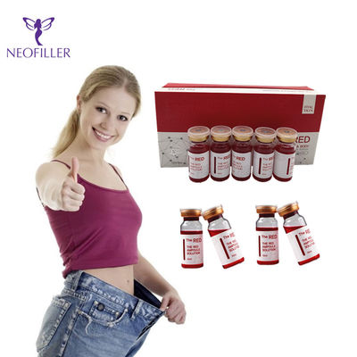 Les rouges n'amincissant graisse d'aiguille de la vitamine B12 de solution de lipolyse aucune dissolvent le ventre