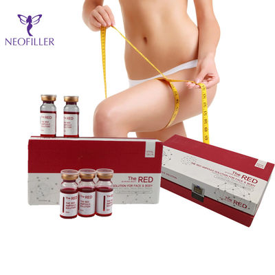 Les rouges n'amincissant graisse d'aiguille de la vitamine B12 de solution de lipolyse aucune dissolvent le ventre