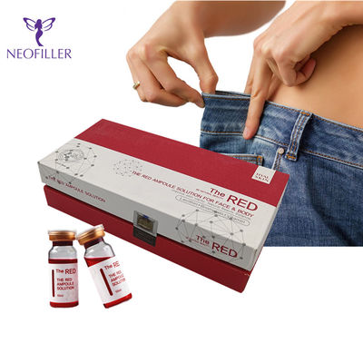 Les rouges n'amincissant graisse d'aiguille de la vitamine B12 de solution de lipolyse aucune dissolvent le ventre