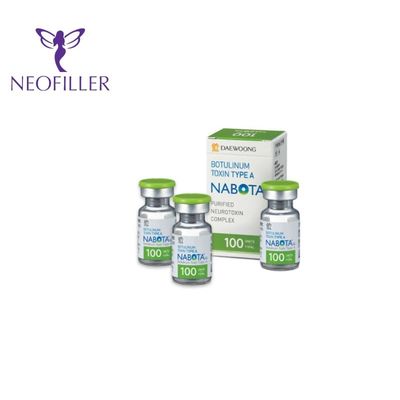 Corée NABOTA Injection Nabota Toxin 100 unités Front Eyebrow Lines Rides Removal