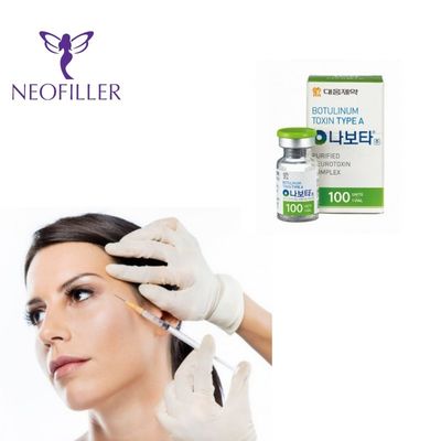 Corée NABOTA Injection Nabota Toxin 100 unités Front Eyebrow Lines Rides Removal