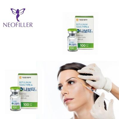Corée NABOTA Injection Nabota Toxin 100 unités Front Eyebrow Lines Rides Removal