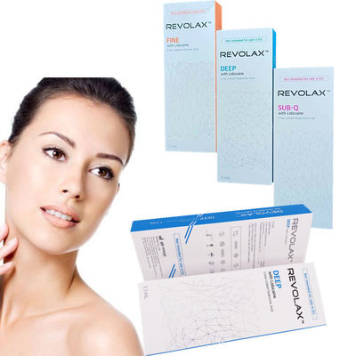 1.1 ml Remplissage dermique Revolax Fine Lips Remplisseurs de rides à l'acide hyaluronique pour le visage