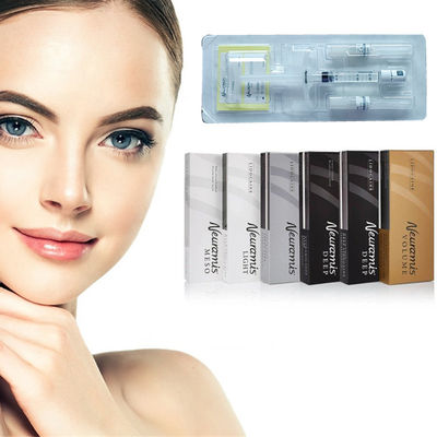Cross Linking NeckNeuramis Dermal Filler Deep Hyaluronic Acid Face Ect Lip Nose