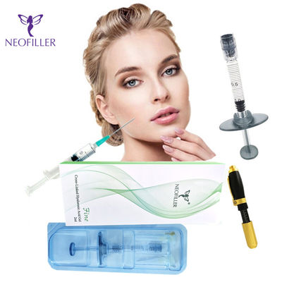 Remplisseurs cutanés d'acide hyaluronique d'augmentation de remplisseur d'acide hyaluronique de 1ml 2ml pour le visage