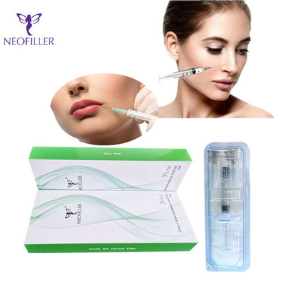 Remplisseurs cutanés d'acide hyaluronique d'augmentation de remplisseur d'acide hyaluronique de 1ml 2ml pour le visage