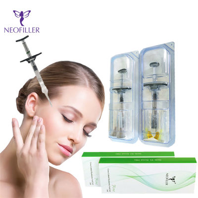 Remplisseurs cutanés d'acide hyaluronique d'augmentation de remplisseur d'acide hyaluronique de 1ml 2ml pour le visage
