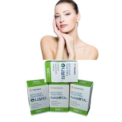 100unit Nabota Botulinum Toxin Type A Injectables anti-rides CE ISO