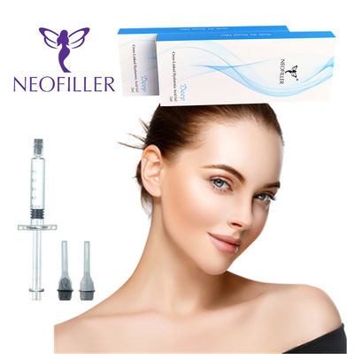 Neofiller 1ml Cross Linked Dermal Filler Hyaluronic Injections pour les lèvres d'apparence naturelle 24mg/Ml