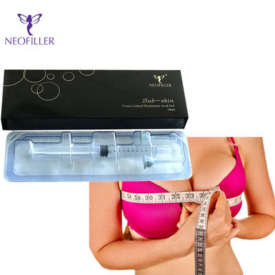 Injections cutanées de gel d'acide hyaluronique de remplisseur de sein d'acide hyaluronique de 24mg/Ml 10ml 20ml
