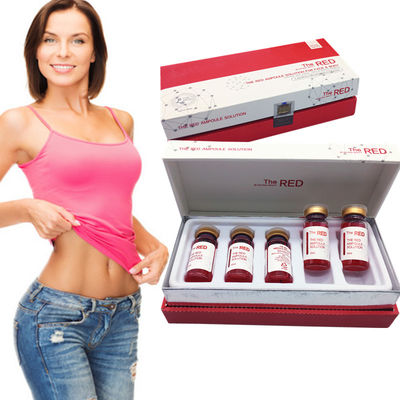 Solution 10ml de lipolyse de PPC Chin Fat Dissolving Injections rouge