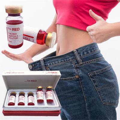Solution 10ml de lipolyse de PPC Chin Fat Dissolving Injections rouge