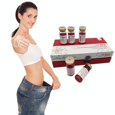 Solution 10ml de lipolyse de PPC Chin Fat Dissolving Injections rouge