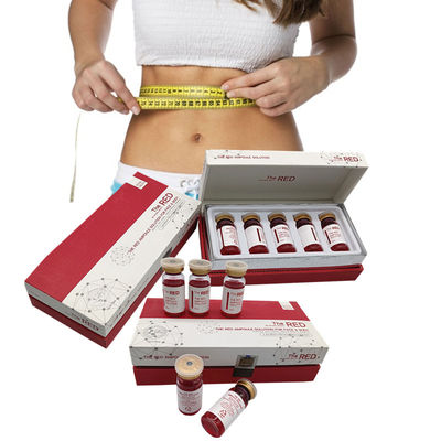 Le gros corps de la perte de poids 10cc de tirs d'ampoule ROUGE encaissent de grosses injections de dissolution
