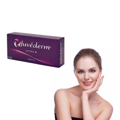 Acide hyaluronique injectable de remplisseur cutané transparent de 2ml Juvederm pour des lignes fines