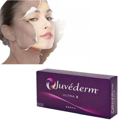 Hyaluronic Dermal Juvederm Ultra 3 Lip Filler Facial Subtle Cheek Fillers