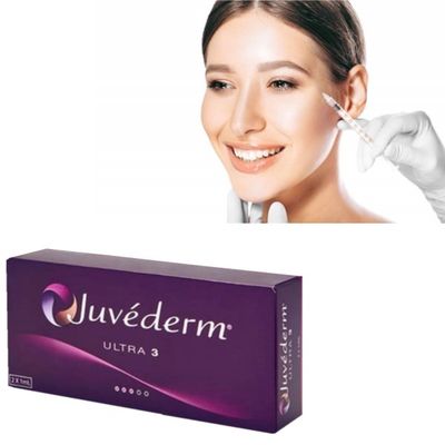 Hyaluronic Dermal Juvederm Ultra 3 Lip Filler Facial Subtle Cheek Fillers