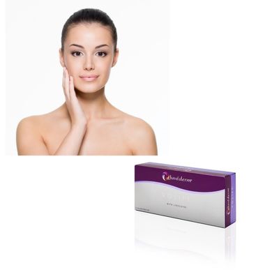 Remplissage cutané de gel transparent d'injections de lèvre de Juvederm de peau de menton pour des seins