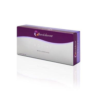 Remplissage cutané de gel transparent d'injections de lèvre de Juvederm de peau de menton pour des seins