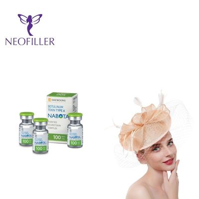 100 Unité Spasme Musculaire NABOTA Injection Corée Nez Anti-Vieillissement Injection