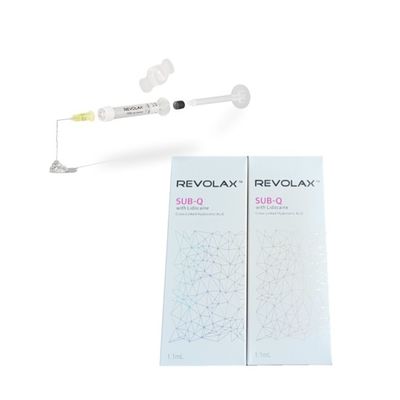 Croix liant les injections cutanées d'acide hyaluronique du remplisseur 1.1ml de Ha Revolax anti-vieillissement