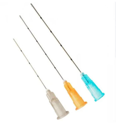 Canule émoussée micro jetable de Monoject pour les remplisseurs cutanés 21g 50mm 70mm
