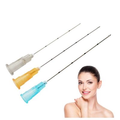remplisseurs injectables de canule de 21g 50mm d'aiguille d'aiguille émoussée 70mm émoussée de canule