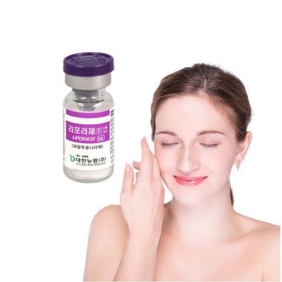 Dissolveur facial de remplisseur de Hyaluronidase de Corée d'injection de Liporase blanche de poudre lyophilisée