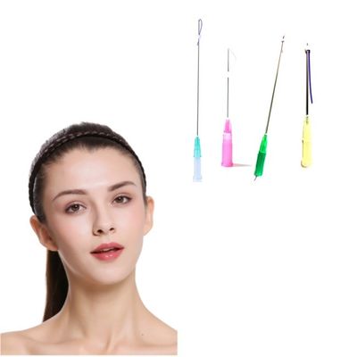 Ascenseur absorbable de fil d'oeil de Pdo de la dent 3D filetant pour soulever le visage L émoussé