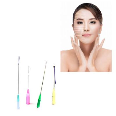 Ascenseur absorbable de fil d'oeil de Pdo de la dent 3D filetant pour soulever le visage L émoussé