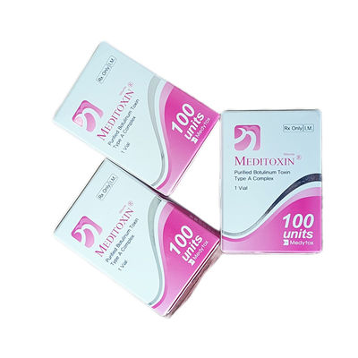 toxine botulinum de Meditoxin d'injections botulinum de toxine de retrait de la ride 2.5mL dactylographier 100 unités
