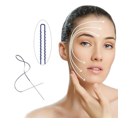 Vis mono de filetage faciale 30G 25MM du lifting 4d 6d d'ascenseur de sourcil de PCL Pdo