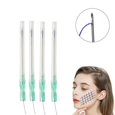 Vis mono de filetage faciale 30G 25MM du lifting 4d 6d d'ascenseur de sourcil de PCL Pdo