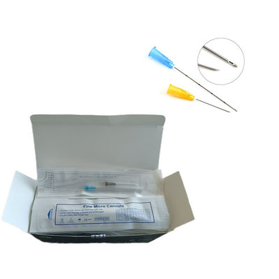 Aiguille émoussée de Microcannula d'astuce d'astuce de remplisseur émoussé flexible fin de canule pour des remplisseurs