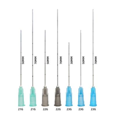 Aiguilles hypodermiques émoussées médicales d'acier inoxydable d'aiguille émoussée micro de canule