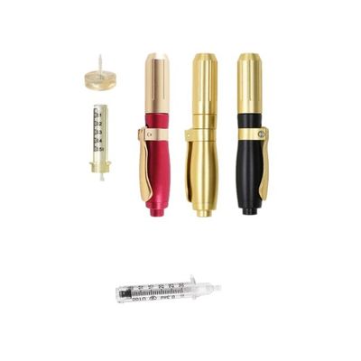 Remplisseurs cutanés sans aiguille anti-vieillissement de beauté 3 stylo et remplisseur d'hyaluron de niveaux de puissance
