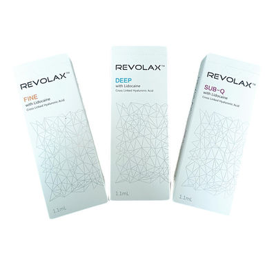 Remplisseurs profonds liés croisés d'acide hyaluronique d'amende de 24mg/Ml Revolax sous-q