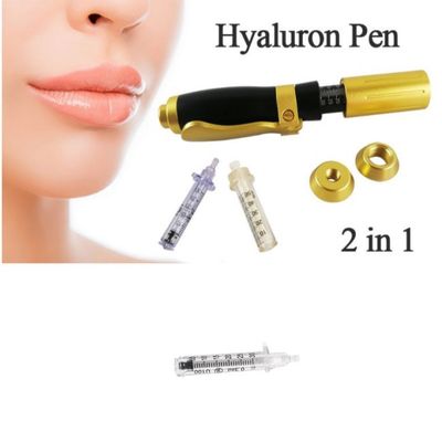 Stylo de remplissage hyaluronique à 3 niveaux 0,3 ml 0,5 ml remplisseurs de lèvres d'acide hyaluronique sans aiguille