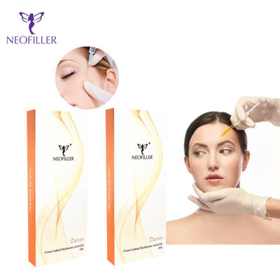 Croix cutanée de Derm de remplisseur d'acide hyaluronique de Neofiller liée pour des lèvres injectables