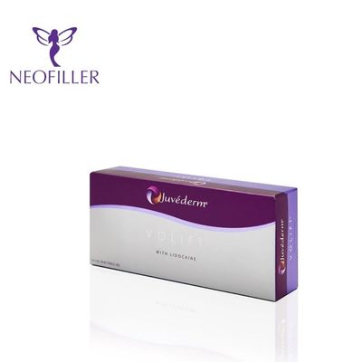 le remplisseur cutané ultra 4 Voluma de Juvederm des injections 2ml remodèlent des découpes/dépressions faciales de peau