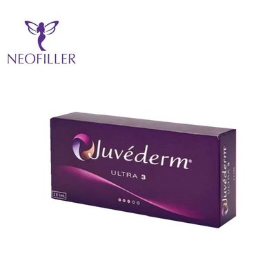 le remplisseur cutané ultra 4 Voluma de Juvederm des injections 2ml remodèlent des découpes/dépressions faciales de peau
