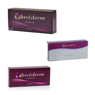 Injection cutanée de remplisseur d'Ultra3 Ultra4 Juvederm Voluma pour les rides profondes