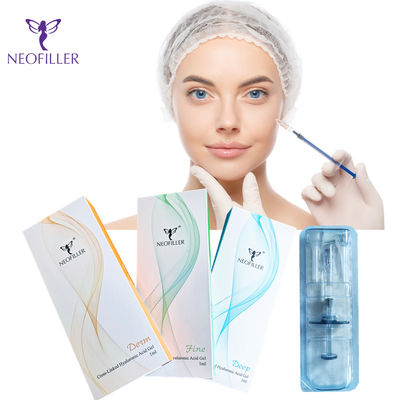 Injections transparentes d'acide hyaluronique pendant 9 - 12 mois de longévité faciale