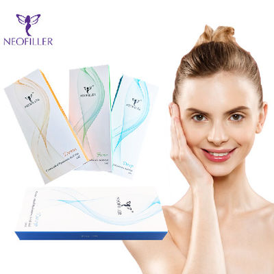 Injections transparentes d'acide hyaluronique pendant 9 - 12 mois de longévité faciale