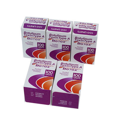 Enlèvement des rides du visage Toxine botulique 100 unités Allergan