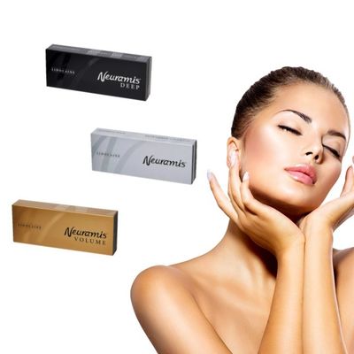 Traitement efficace de volume moyen à élevé Neuramis Remplisseur cutané pour le visage, le cou et les mains