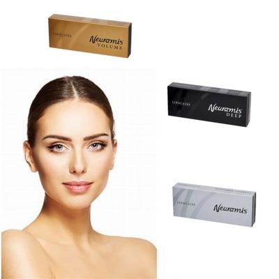 Traitement efficace de volume moyen à élevé Neuramis Remplisseur cutané pour le visage, le cou et les mains