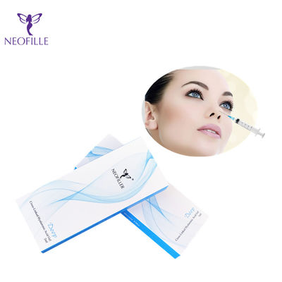 Acide hyaluronique transparent remplisseur cutané injection hypodermique 1 ml*2 seringues