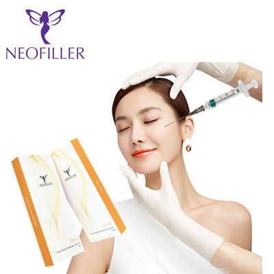 Emballage pratique Seringue stérile Acide hyaluronique Injections de remplissage cutané 1 ml*2 Seringues