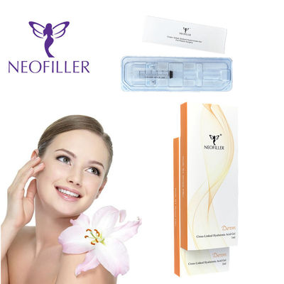Acide hyaluronique pour le visage transparent, remplisseur cutané